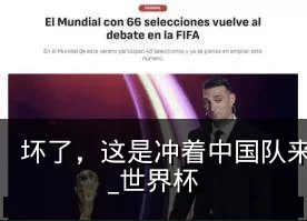坏了,这是冲着中国队来的_国际足联_扩军_世界杯